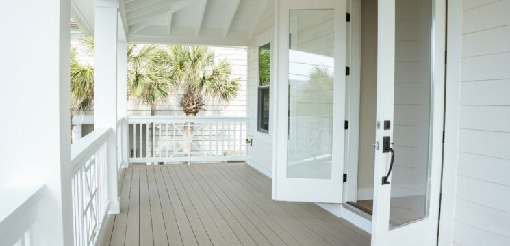 Coastal Balcony built by Riverside Homes Custom